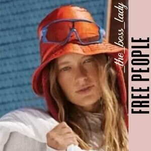 Free People sherpa bucket hat gorpcore reversible